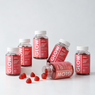GLOW - Cheveux, ongles & peau - 6 mois (360 gummies)
