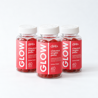 GLOW - Cheveux, ongles & peau - 3 mois (180 gummies)
